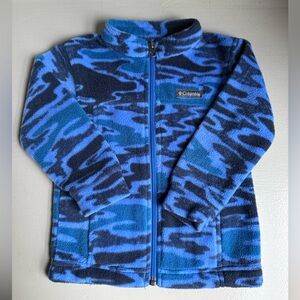 Columbia | Blue Camo Fleece | 18-24 months | EUC